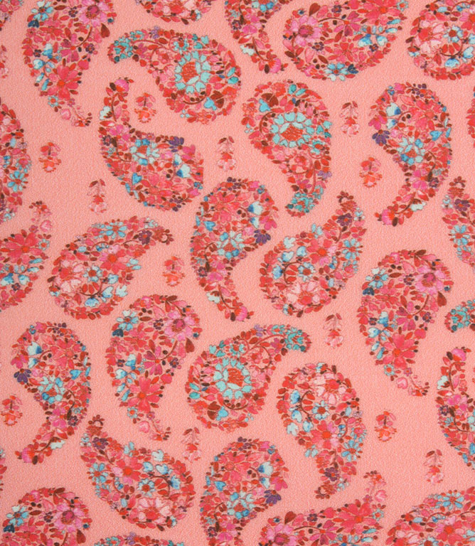 Voyage Apparel Rafiya Lomond Fabric / Ruby / Flamingo