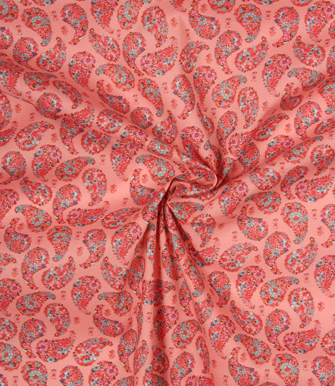 Voyage Apparel Rafiya Lomond Fabric / Ruby / Flamingo
