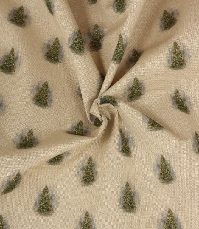 Christmas Pine Fabric / Natural