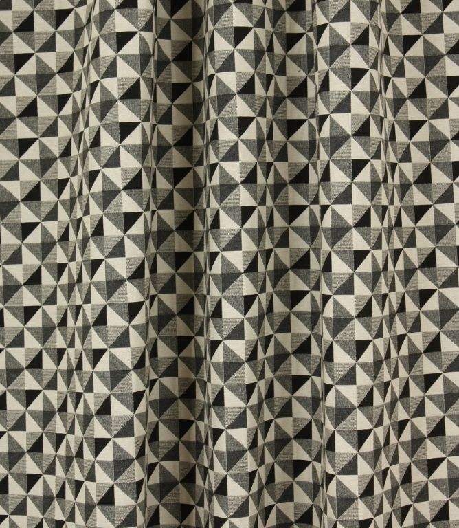JF Geo Greyscale Fabric / Noir