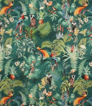 Tropical Monkey Fabric