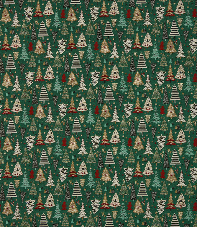 Christmas Tree Tapestry Fabric / Green
