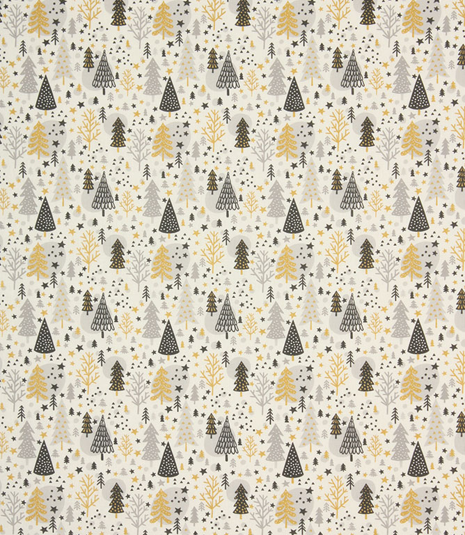 Christmas Forest Fabric / Blanc