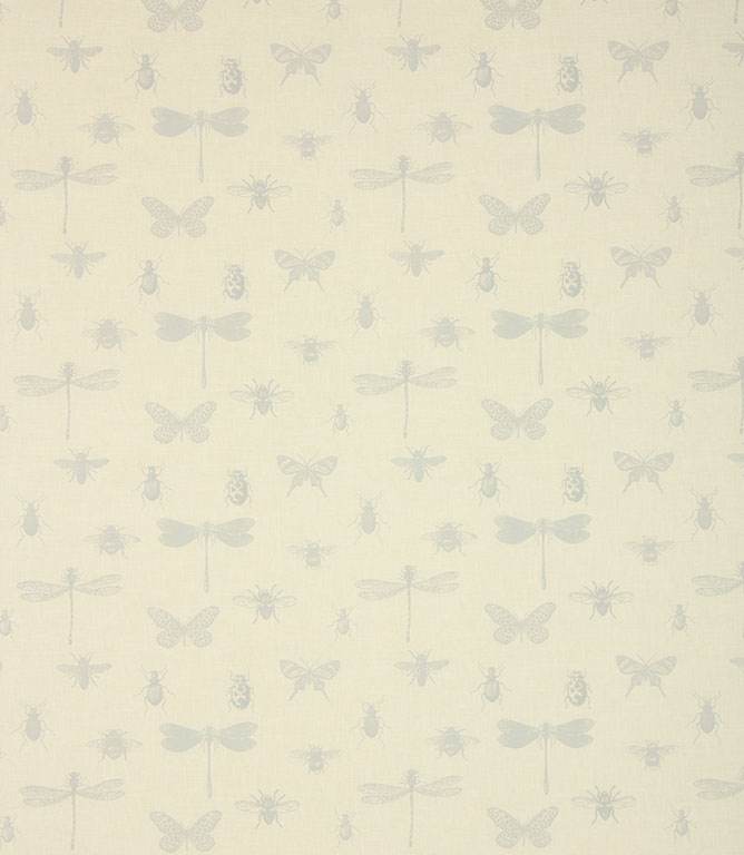 Duck Egg Insects Fabric