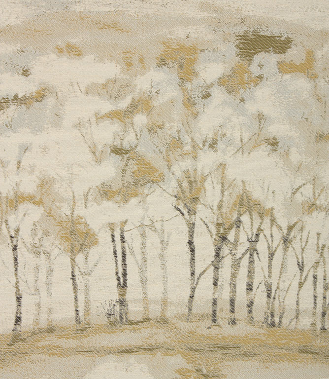 Woodland Scene Fabric / Olive