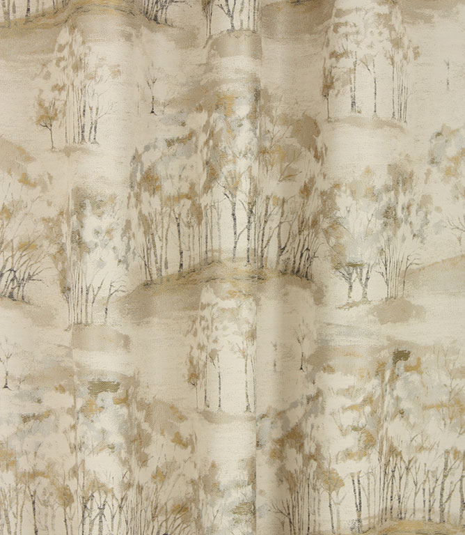 Woodland Scene Fabric / Olive