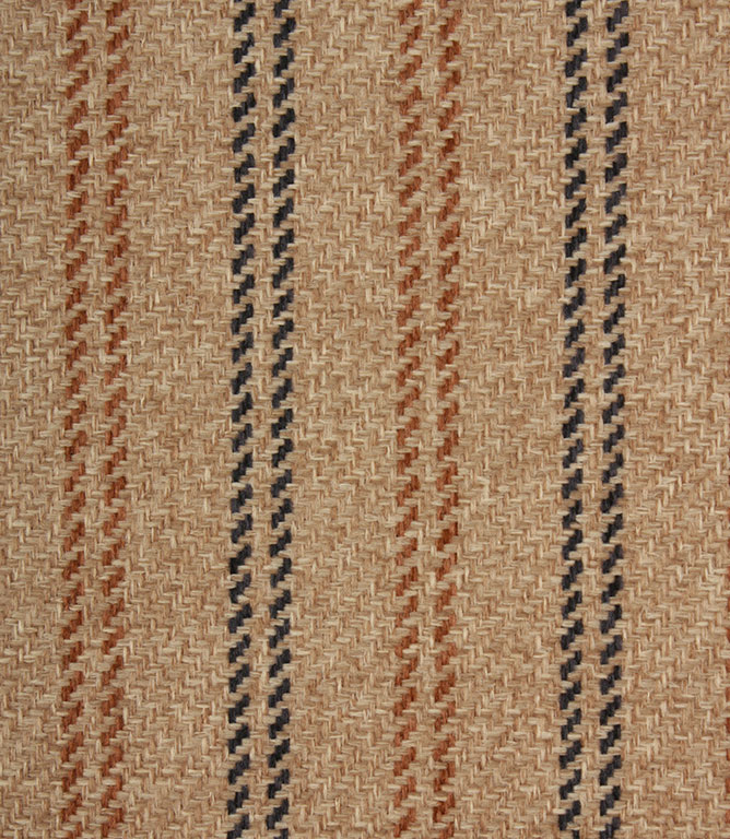 Adare Stripe FR Fabric / Rust
