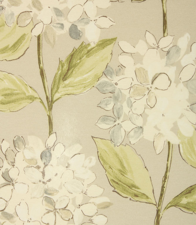 Mimosa Floral PVC Fabric / Putty