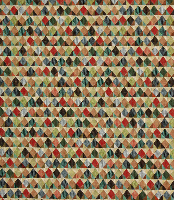 Diamonds Outdoor Tapestry Fabric / Multi
