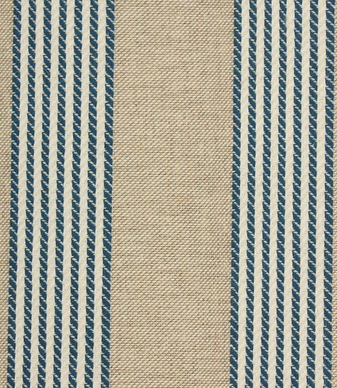 Ludlow Stripe Fabric / Blue
