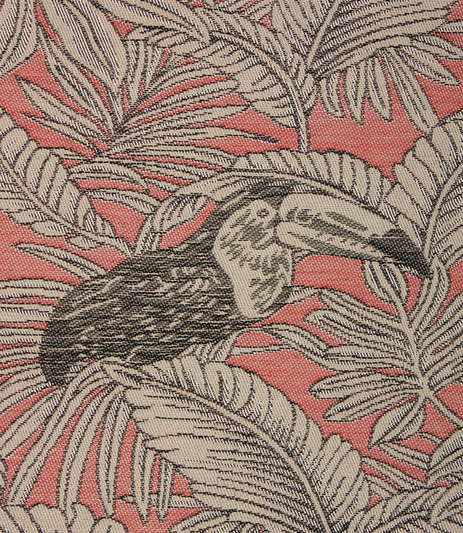 Toucan Outdoor Fabric / Red