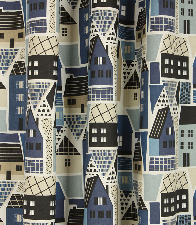 St Ives Fabric / Navy