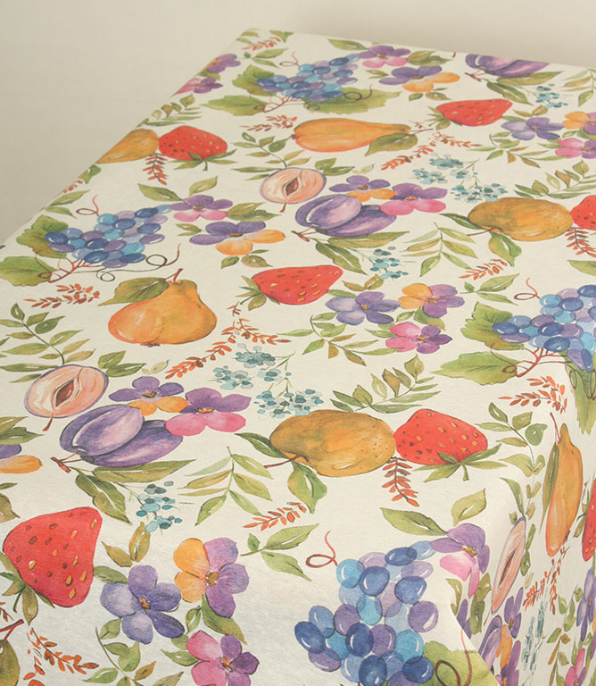 Fruit Garden Tablecloth Fabric / Multi