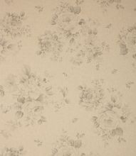 Grande Floral Fabric / Grey