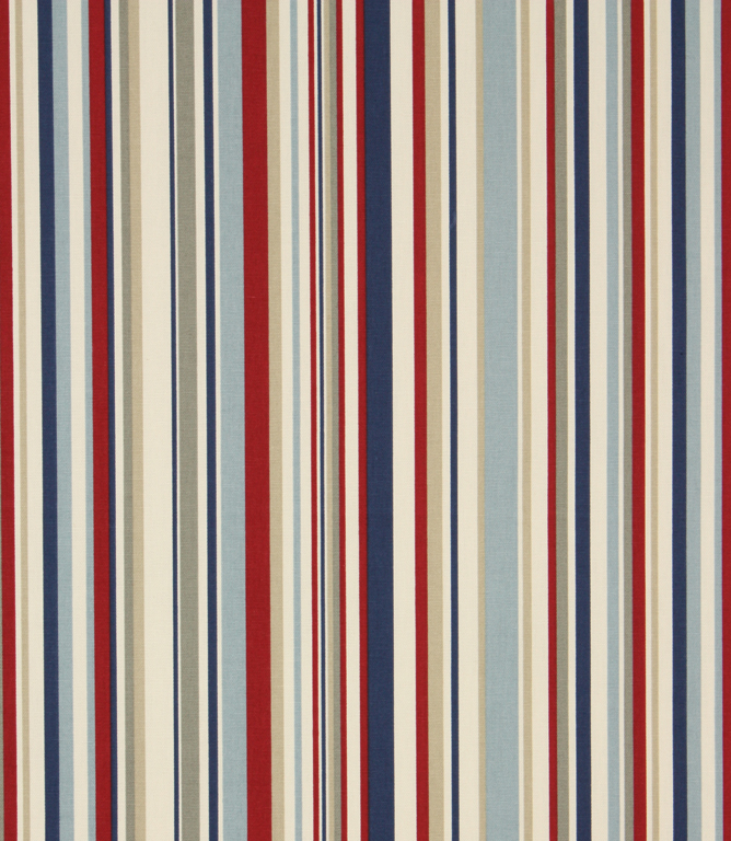 Funky Stripe Fabric / Blue