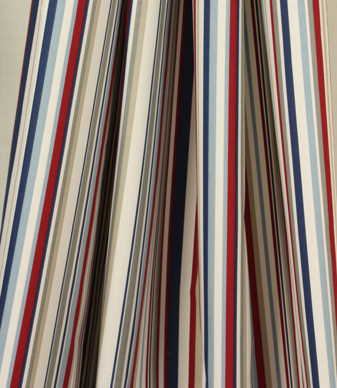 Funky Stripe Fabric / Blue | Just Fabrics