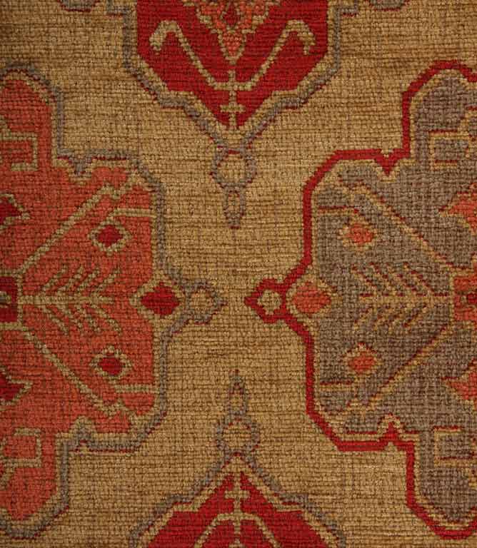 Kilim FR Fabric / Red | Just Fabrics