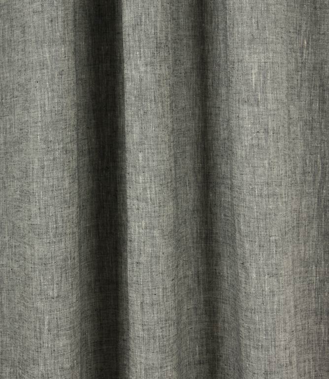 Oaksey Linen Fabric / Charcoal