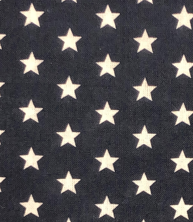 Small Star  Fabric / Navy