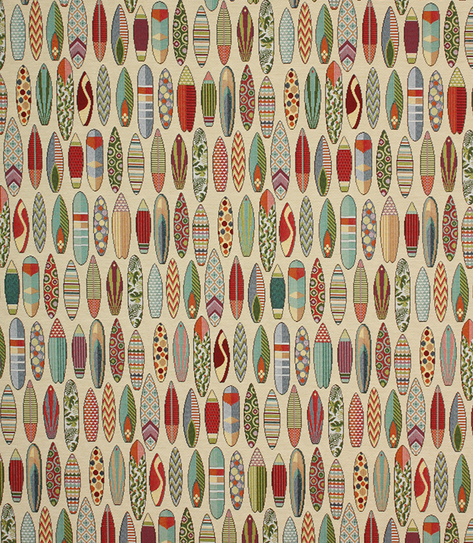 Surf Tapestry Fabric Multi Just Fabrics