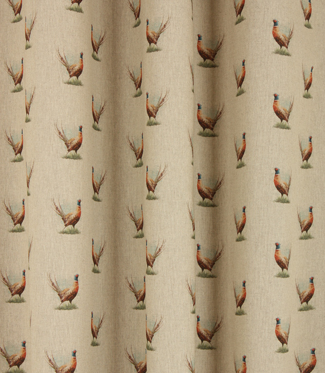 Pheasants Fabric / Linen