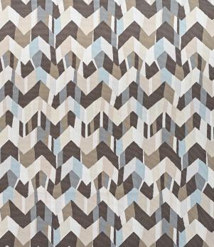 Zig Zag Outdoor Fabric / Neutral