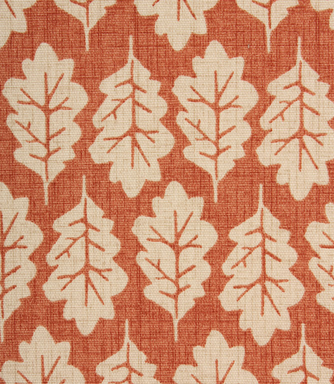 iLiv Oak Leaf Fabric / Paprika