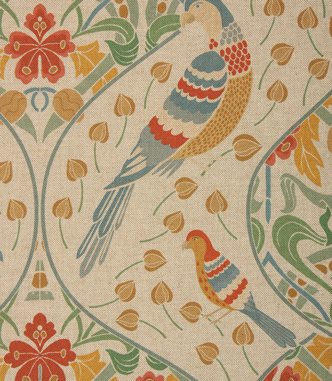 Elizabethan Fabric / Red and Gold