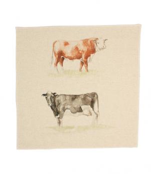 Couple of Cows Cushion Panel