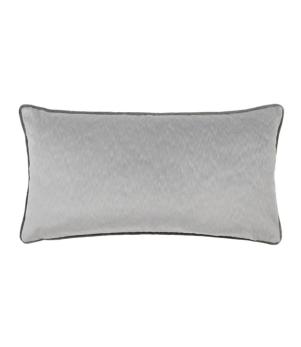 Cushions / Lyla Velvet Silver / Charcoal