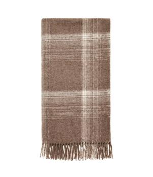 Throws & Wool Throws / Ombre Check Brown