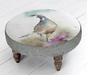 Footstools & Ottomans - Quail Cato Footstool Footstools & Ottomans - Quail Cato Footstool