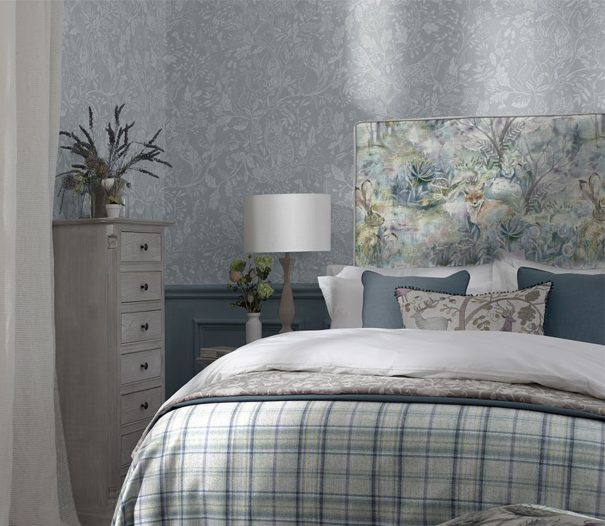 Art Panel Headboards / Fox and Hare Headboard
