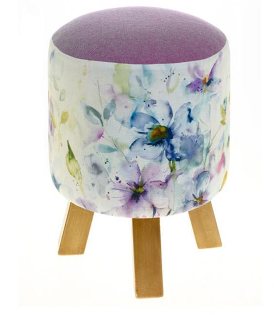 Footstools & Ottomans - Periwinkle Monty Footstool Footstools & Ottomans - Periwinkle Monty Footstool
