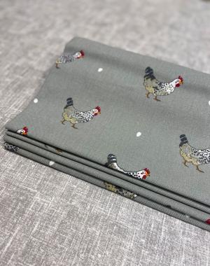 Roman Blind in Sophie Allport Chicken fabric Gallery Roman Blind in Sophie Allport Chicken fabric Gallery