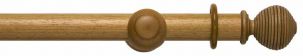 Just fab 55mm chunky poles - 55mm Ribbed Ball