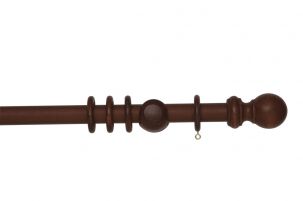 Just Fab 28mm Basic Poles - 28mm Woodline