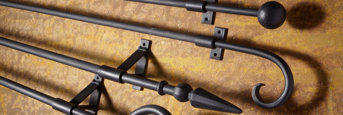 Wrought Iron Bay Poles Wrought Iron Bay Poles