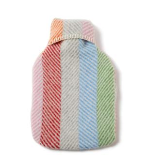 Colourful Stripe Wool Hot Water Bottle