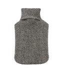 Hot Water Bottles / Herringbone Wool Hot Water Bottle - Slate