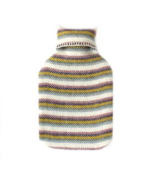 Sorbet Stripe Wool Hot Water Bottle