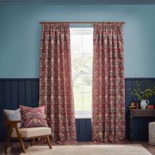 William Morris Cushions / Strawberry Thief Jacquard Berry Cushion