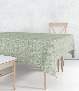 William Morris Tablecloths / Acorn Green Acrylic
