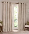 Striped Curtains / Hebden Eyelet Natural