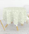 William Morris Tablecloths / Forest Life Green Circular