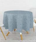 William Morris Tablecloths / Acorn Blue Circular