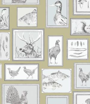 Sylva Mustard Wallpaper