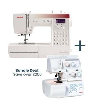 Janome 740DC Sewing Machine + 8004D Overlocker