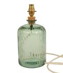 Glass Lamp Bases / Lynton 29cm Recycled Glass Natural Green Lamp