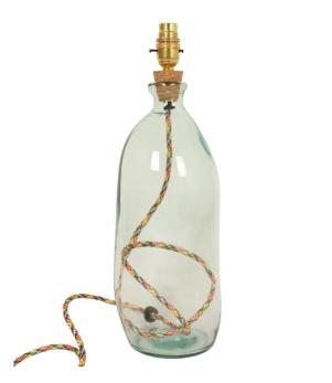 Hartland 41cm Recycled Glass Lamp Natural